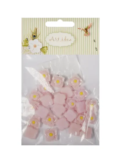 Цветок хризантема (В906) в пакете 25 шт, светло-розовый (11-08631-74) - фото 1