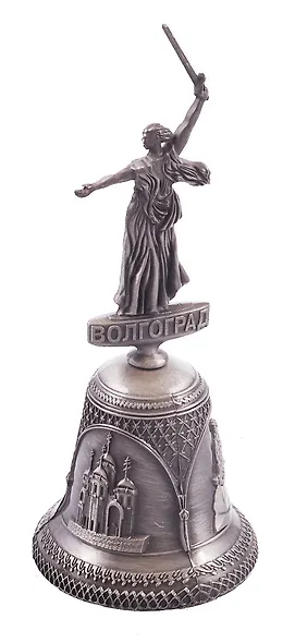 Колокол Волгоград.Родина-Мать (верх-фигурка-039 цв.ант.олово) - фото 2