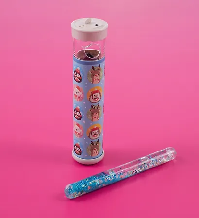 Игрушка детская. Калейдоскоп "Веселые зверята" из плотного картона и полистирола с внутренними элементами из ЭВА, ПЭТ, с декоративной подсветкой LED, в комплекте с 3-мя батарейками LR41, мощностью 0,045 Вт, напряжением 1,5 В - фото 4