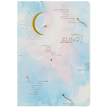 Тетрадь 36л лин. "Clouds" ассорти, сшивка - фото 3