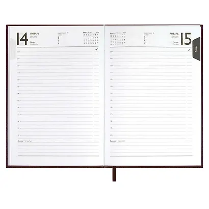 Ежедневник дат. 2026г. А5 176л "Наппа" коричневый, кожзам, тв.переплет, обл.поролон, блинт.тиснение, офсет, справ.мат-лы, ляссе, инд.уп - фото 10