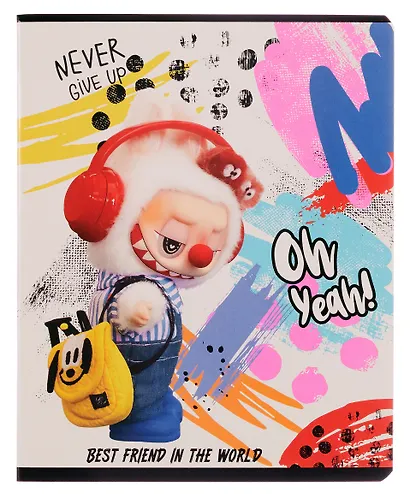 Тетрадь 48 листов в клетку "Кидз Бэй. Монстрики-милашки" - фото 11