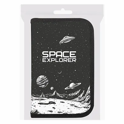 Пенал 1 отделение "Space invader" 19*11 см - фото 7