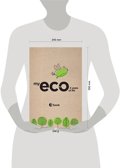 Пятибук My eco 5 years of life (крафт-обложка) - фото 3