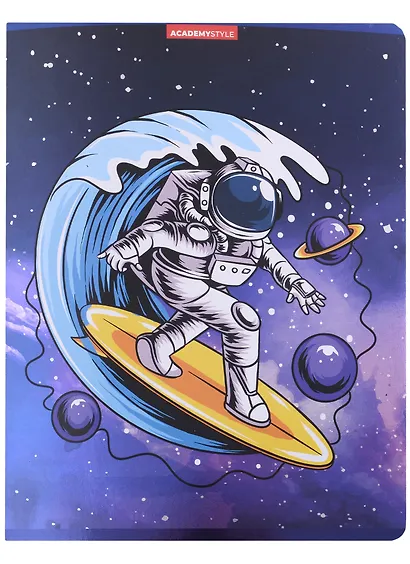 Тетрадь в клетку Academy Style, "Космическое приключение", 48 листов - фото 1
