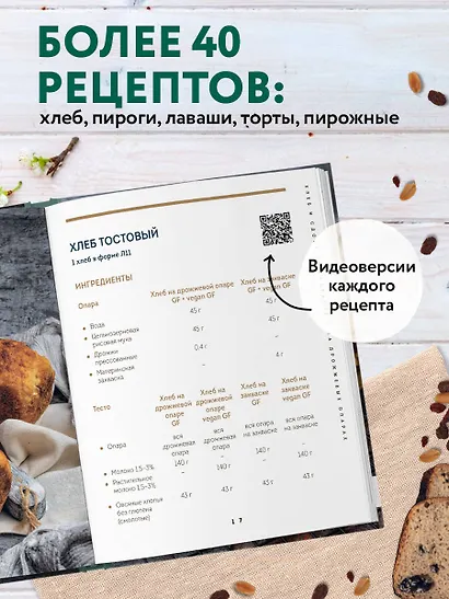 Выпечка без глютена. Традиционные рецепты с веганским вариантом: от хлеба и пирогов до пряников и куличей - фото 5