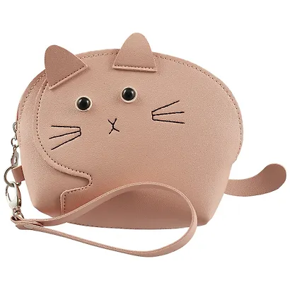 Косметичка на молнии Котик клубочком (PU) (18×14) (ПВХ бокс) (12-11592-ZY-30) - фото 2