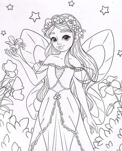 Раскраска. Девочки - фото 3