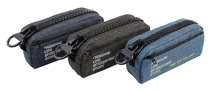 Пенал с большой молнией "Классика" 2 отделения, в ассортименте - фото 2