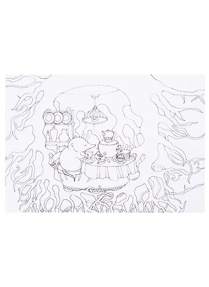 Веселые друзья. Раскраска-гармошка - фото 2