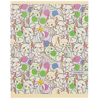 Тетрадь в клетку Unnika, "Кошачьи истории", 48 листов, в ассортименте - фото 5