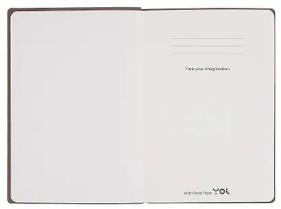 Книга для записей «Inspiration series» А5, 80 листов в клетку, серый, Yoi - фото 9