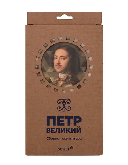 Сборная скульптура - 3D пазл Петр Великий Микро - фото 1