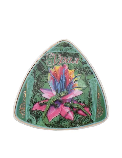 Магнит-треугольник Урал Каменный цветок - фото 1