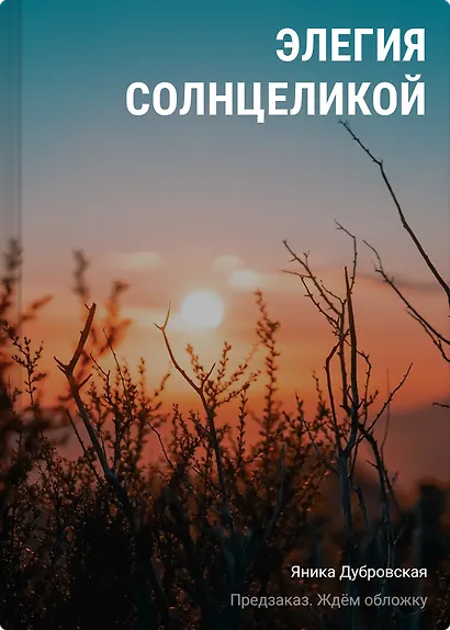 Элегия солнцеликой - фото 1