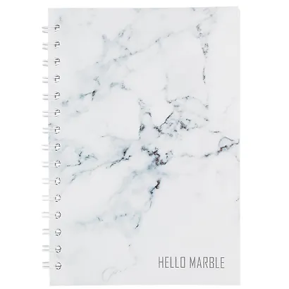 Тетрадь в клетку Hai Bin, "Серый мрамор", 80 листов - фото 1