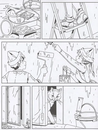 Городские комиксы. Манга. Раскраска - фото 5