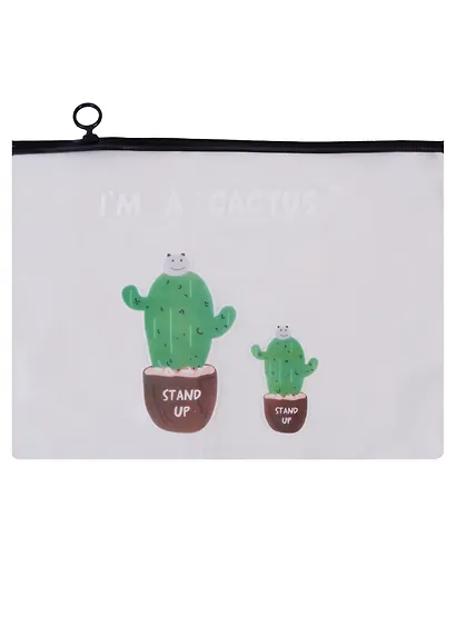 Папка на молнии А4 "I'm a cactus" - фото 1