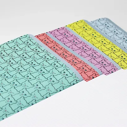 Тетрадь в клетку Listoff, "Пушистые лапки", 48 листов, в ассортименте - фото 5