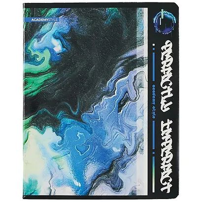 Тетрадь в клетку Academy Style, "Футуристическая палитра", 80 листов, в ассортименте - фото 5