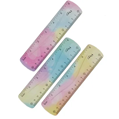 Линейка 15см "Градиент", гибкий пластик - фото 4