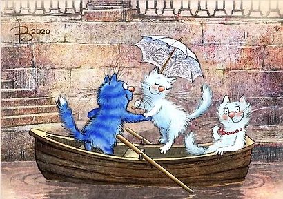 Открытка одинарная Северная Венеция Зенюк Р. 16*11см 01142  с/к - фото 1