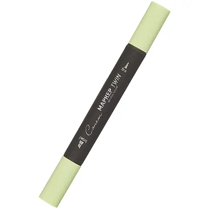 Маркер художественный "Сонет" фисташковый, двухсторон., тонк. и широк.долото, Сонет - фото 1