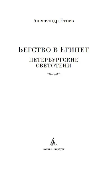 Бегство в Египет. Петербургские светотени - фото 5