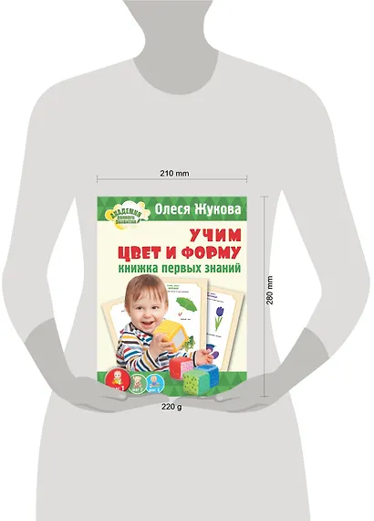 Жукова(АРР/бол).Учим цвет и форму. Книжка первых знаний - фото 3