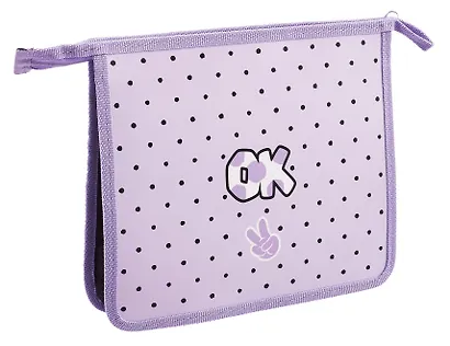 Папка для тетрадей А5 "Всё лень" 1отд, молния, пластик - фото 2