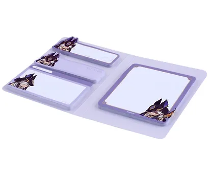 Блоки для записей, 4 штуки "Chibi Expression Cyno" диспенсер-книжка - фото 3