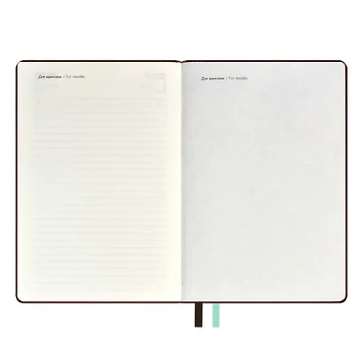 Ежедневник недат. А5 160л "Сариф" коричневый, кожзам, тв.переплет, карман для моб.тлф, тонир.блок, ляссе - фото 8