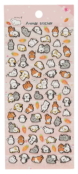 Наклейки Зайка, PVC - фото 1