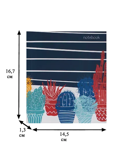 Книги для записей (евротетради) А5- (146х167), 120л. Интеграл. переплет,мат.ламинац. Форзацы – белые. Бумага – оф.60 г/м2, белая, клетка. Сшитый блок. - фото 3