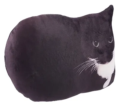 Мягкая игрушка Кот черный мем (28х20) (9.438.1) - фото 2