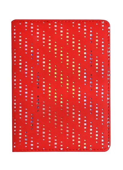 Ежедневник А6 160л "СОФТ-ТАЧ" красный, тв.переплет, поролон, тонир.блок, декор.перфорация, ляссе, Escalada - фото 1
