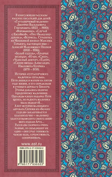 Гуттаперчевый мальчик. Рассказы русских писателей для детей - фото 2