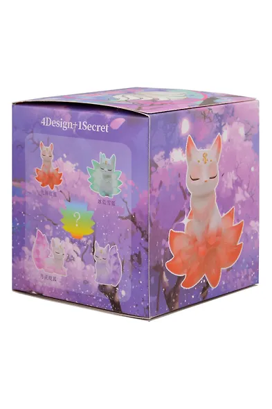 Фигурка Лисичка с прозрачным хвостиком (8см) (пластик) (Blind Box) (12-191025-I35) - фото 2