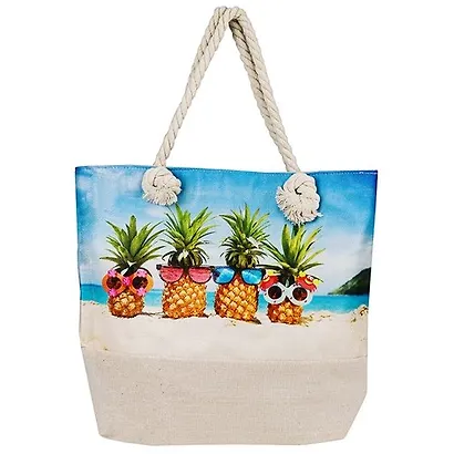 Сумка пляжная Ананасы СП-5280 - фото 1