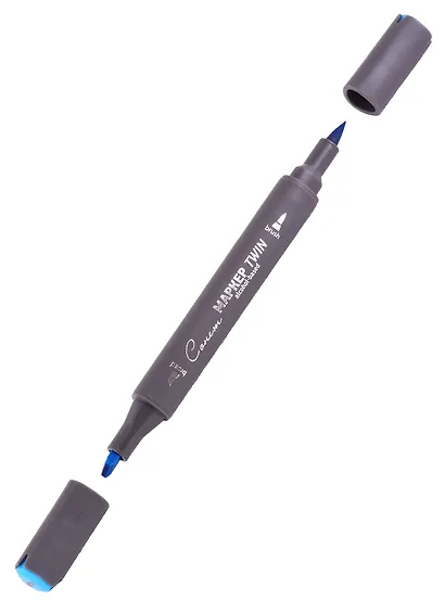 Маркер художественный "Сонет" Twin Brush лазурно-голубой, Сонет - фото 2