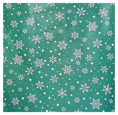 Бумага упаковочная 70*100см "Узор снежинка" НГ,инд.уп. - фото 2