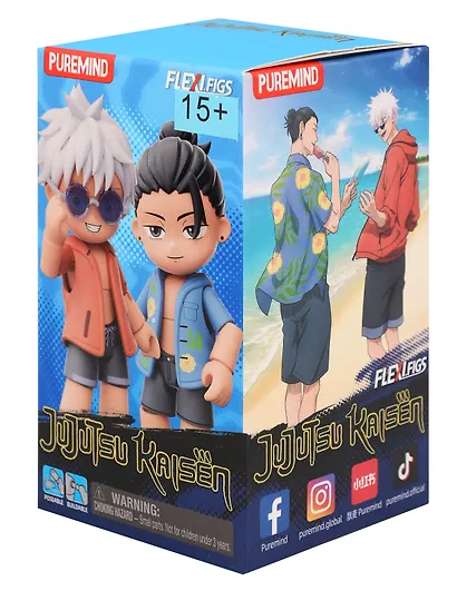 Фигурка Подвижная Аниме Магическая битва коробка-сюрприз (blind box) (10см) (1шт) (PURM16) - фото 2