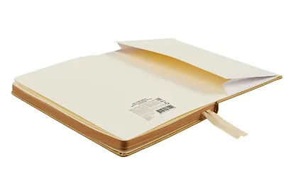 Ежедневник недат. А5 96л "Melange" желтый, тв.переплет, резинка, тонир.блок, ляссе - фото 8