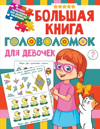 Большая книга головоломок для девочек - фото 1