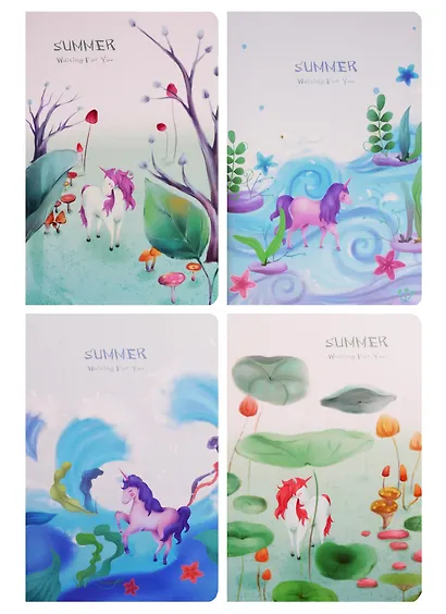 Тетрадь в линейку «Summer unicorn», 30 листов - фото 4