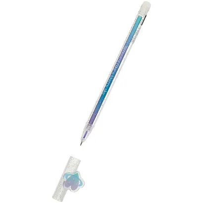 Ручка гелевая Rings of planets, пиши-стирай синяя, в ассортименте - фото 2