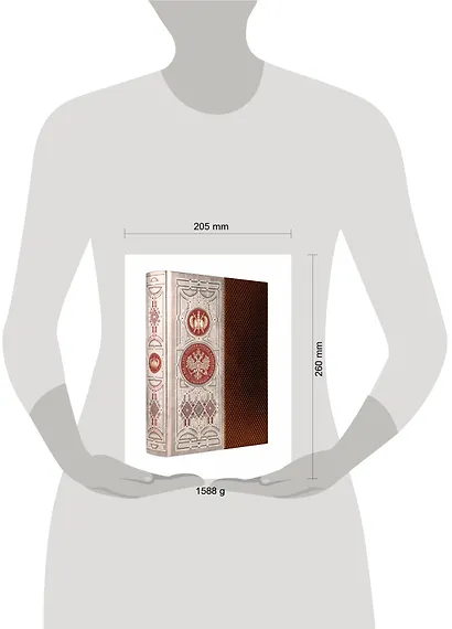 Курс истории России Александра Корнилова. XIX век. Книга в коллекционном кожаном инкрустированном переплете ручной работы с окрашенным и золочёным обрезом - фото 3