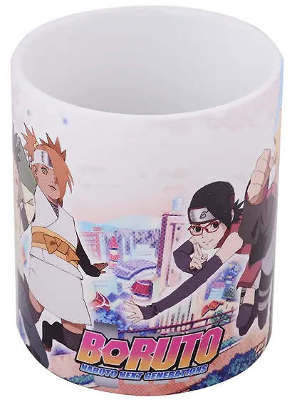 Кружка в подарочной упаковке Аниме Boruto Group (керамика) (320 мл) - фото 3