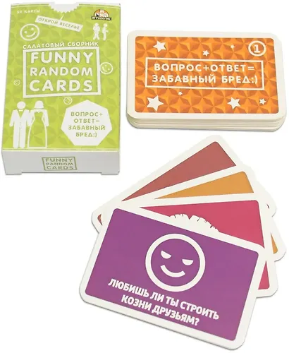 Игра для вечеринок Funny Random Cards Сборник №7. ТМ Игрополис ИН-0186 - фото 1