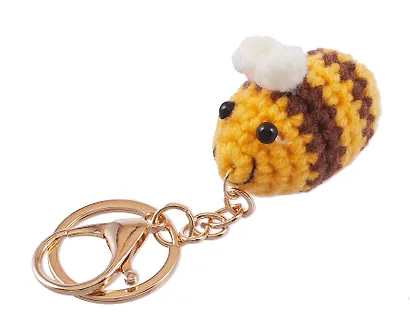 Брелок вязаный Смайлик (текстиль) (9см) (12-4305-202507-KNIT5) - фото 2